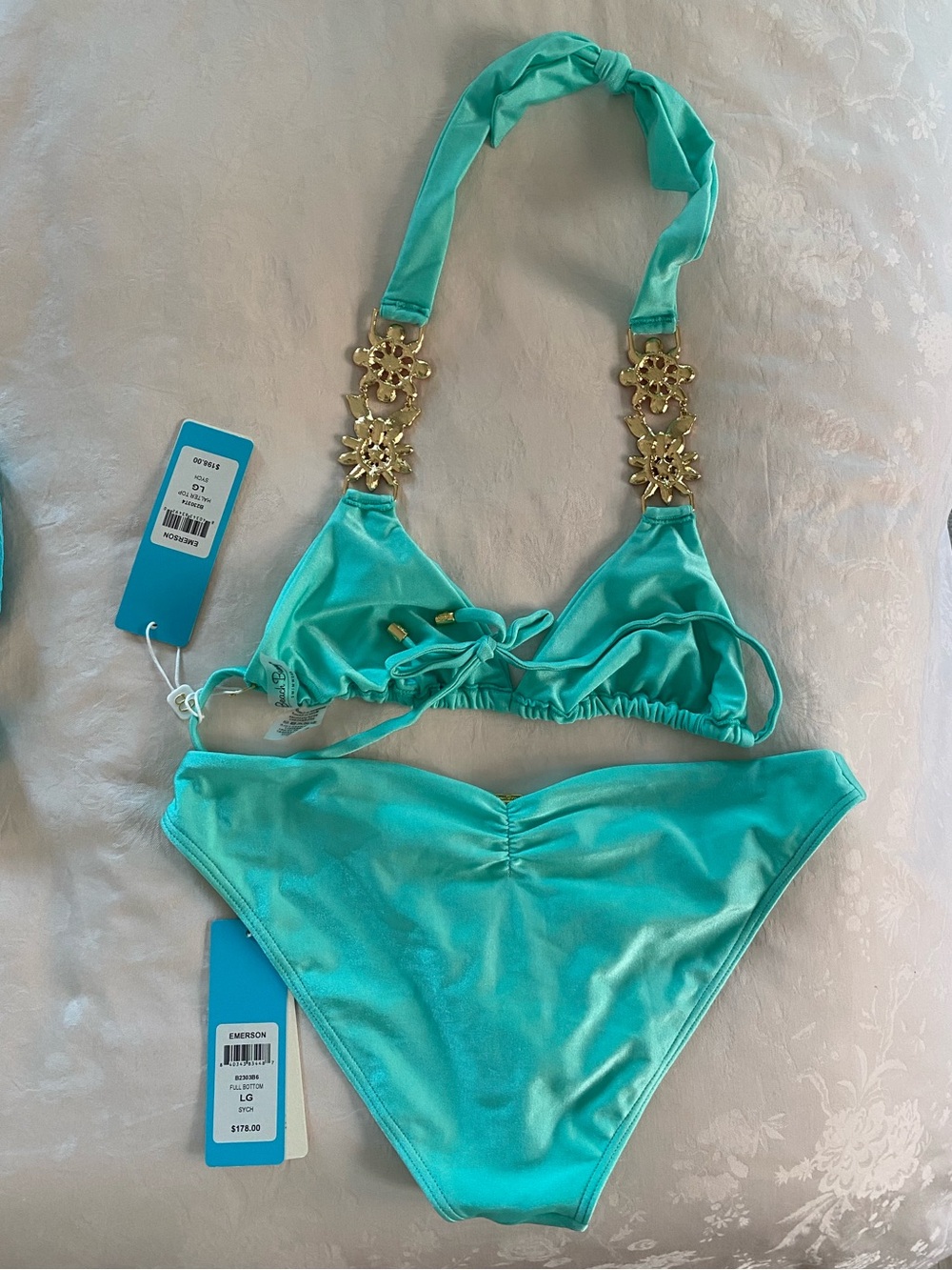 Beach Bunny Emerson Bikini set NWT L - Picture 3 of 11